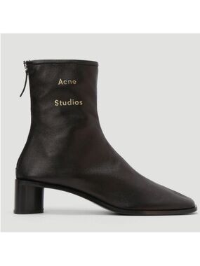 Acne Leather Sock Boots